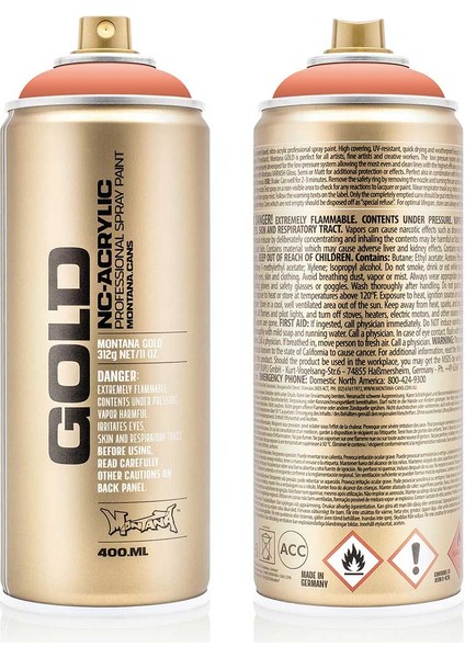 Montana Gold Akrilik Sprey Boya 400ML Shrimp Dark CL2130 modelleri