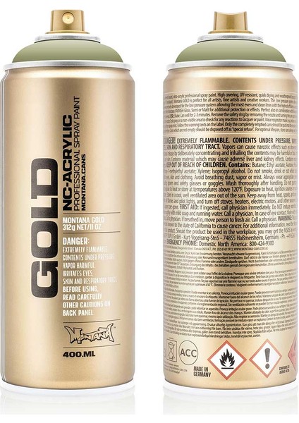 Montana Gold Akrilik Sprey Boya 400ML Manila Light CL6400 modelleri
