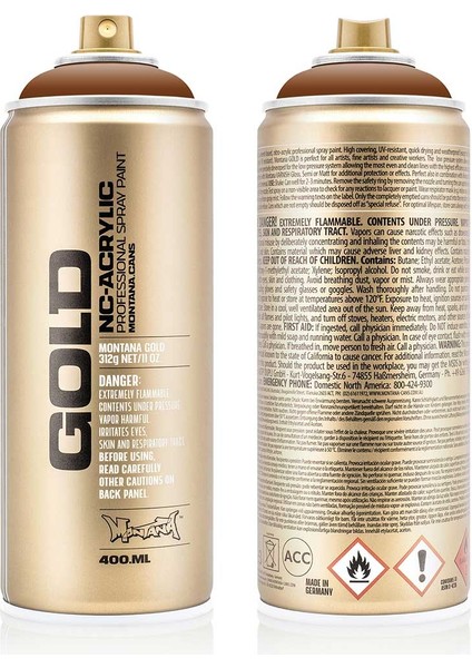 Montana Gold Akrilik Sprey Boya 400ML Hazelnut CL8310 modelleri