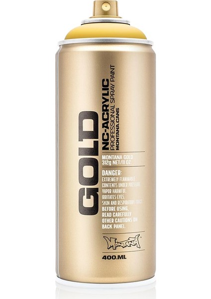 Montana Gold Akrilik Sprey Boya 400ML Yellow Submarine 1210