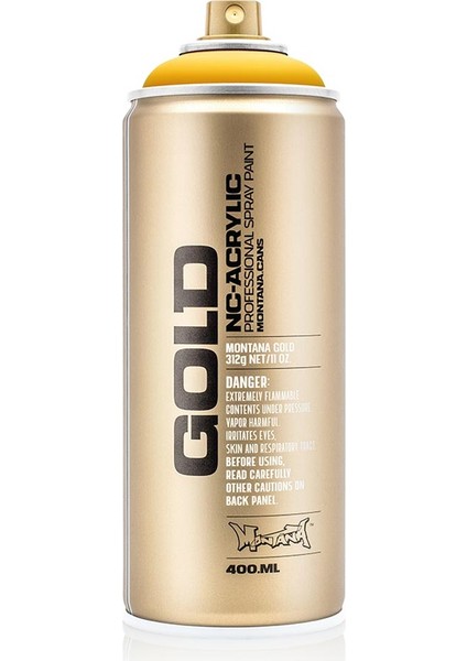 Montana Gold Akrilik Sprey Boya 400ML Yellow Cab 1220