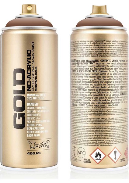 Montana Gold Akrilik Sprey Boya 400ML Hot Chocolate 1450 modelleri