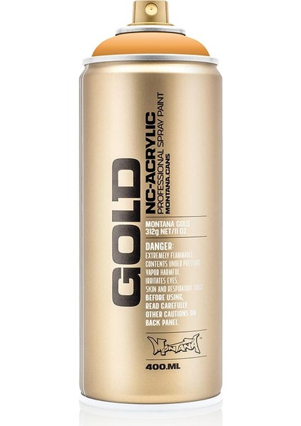 Montana Gold Akrilik Sprey Boya 400ML Blast Orange 2030