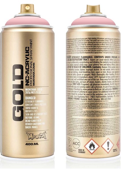 Montana Gold Akrilik Sprey Boya 400ML Lychee 3000 modelleri