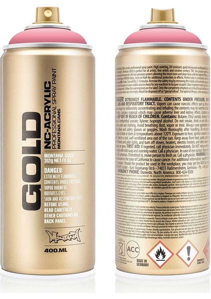 Montana Gold Akrilik Sprey Boya 400ML Bazooka Joe 3010 modelleri