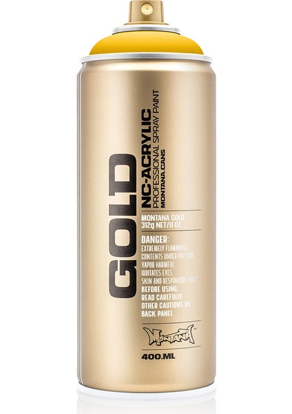 Montana Gold Akrilik Sprey Boya 400ML Shock Yellow S1010