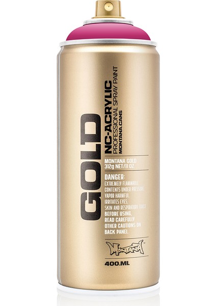 Montana Gold Akrilik Sprey Boya 400ML Shock Pink S4010
