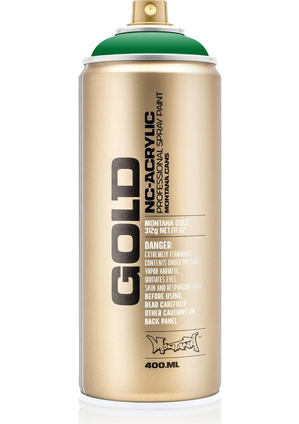 Montana Gold Akrilik Sprey Boya 400ML Shock Green S6010
