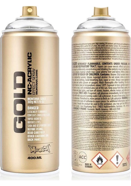 Montana Gold Akrilik Sprey Boya 400ML Silverchrome M1000 modelleri