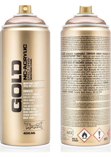 Montana Gold Akrilik Sprey Boya 400ML Copperchrome M2000 modelleri