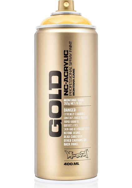 Montana Gold Akrilik Sprey Boya 400ML Transparent Yellow Cab T1220