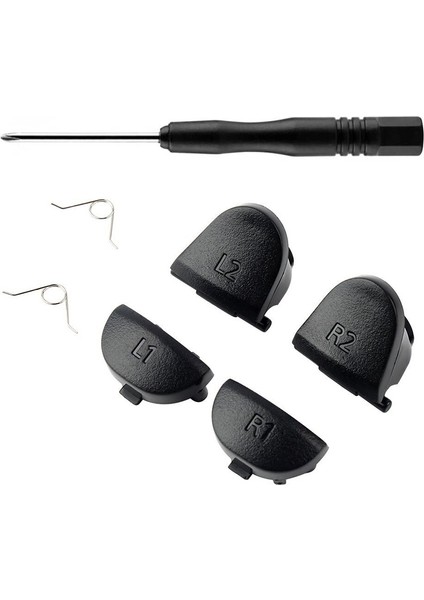 PS4 001 011 010 Tetik ve Tornavida Tamir Seti Playstation 4 Yedek Parça L1 L2 R1 R2