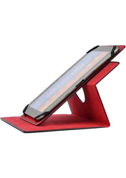 10 Inç Dönebilen Standlı Tablet Kılıf Pu Deri (10 Inç Tüm Tablet Kılıflarına Uyumlu)-Universal modelleri