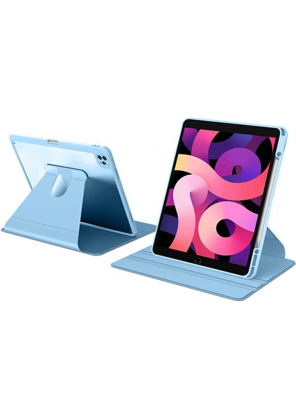 Apple iPad Pro 11 4. Nesil 3. Nesil 2022 Kılıf Dönebilen Kalem Bölmeli A2377 A2459 A2301 A2460 (Nayn)
