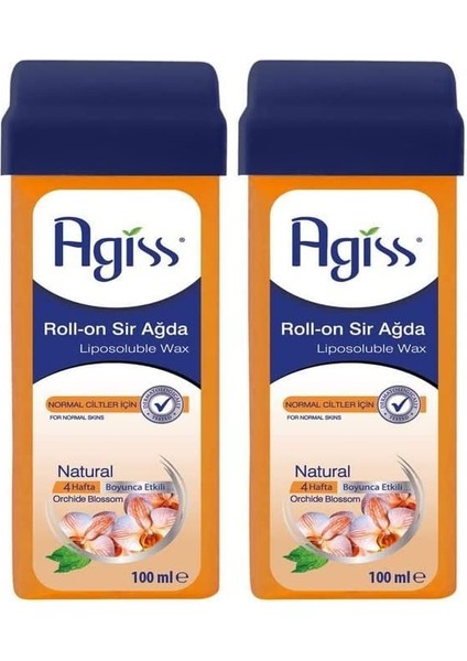 s Roll On Sir Ağda Natural 100 ml Normal Ciltler Için 2 Adet