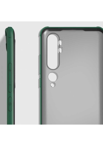 Xiaomi Mi Note 10 Airbagli Darbe Koruyucu Renkli Kılıf Kapak