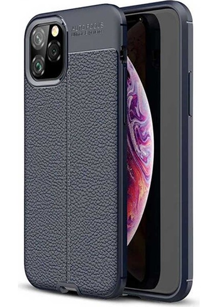 Apple iPhone 11 Pro Deri Görünümlü Ultra Koruyucu Silikon Kılıf
