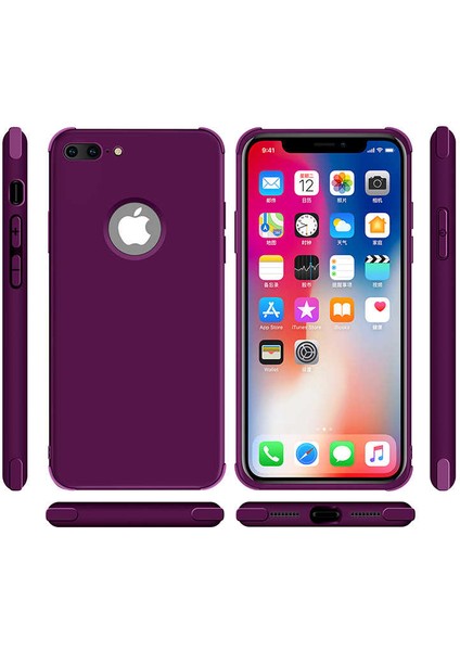 Apple iPhone 7 Plus Airbagli Mat Darbe Koruyucu Kılıf