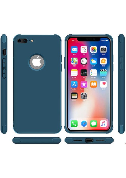 Apple iPhone 8 Plus Airbagli Mat Darbe Koruyucu Kılıf