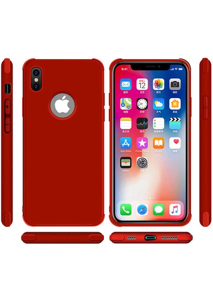 Apple iPhone Xs Max 6.5 Airbagli Mat Darbe Koruyucu Kılıf
