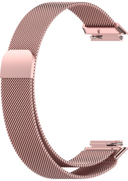 Huawei Band7 Için Paslanmaz Çelik Metal Watch Band Manyetik Loopback Bileklik (Yurt Dışından)