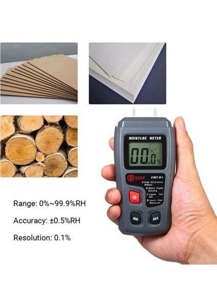 4 Modlu Taşınabilir Nem Ölçer Higrometre (Yurt Dışından) indirimleri