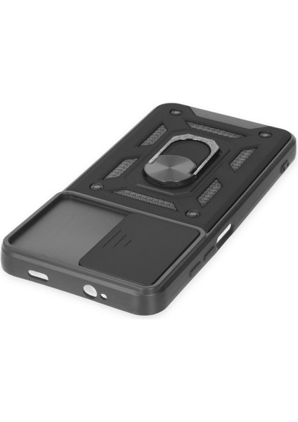 Xiaomi Redmi 9t Kılıf Kamera Korumalı Sürgülü Yüzüklü Armor Military Zırh Tank modelleri