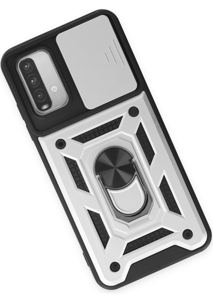 Xiaomi Redmi 9t Kılıf Kamera Korumalı Sürgülü Yüzüklü Armor Military Zırh Tank modelleri