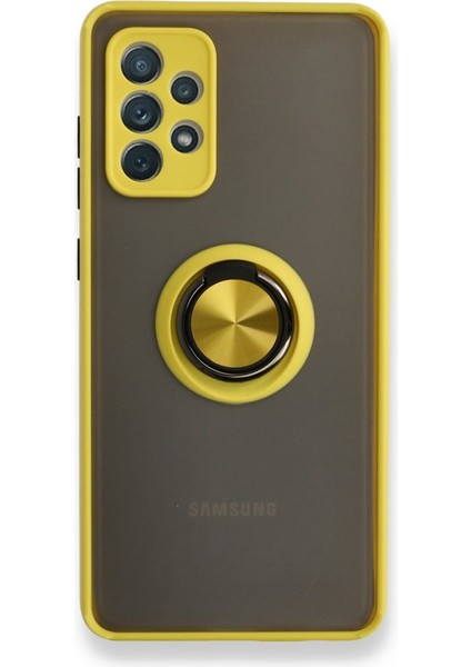 Samsung Galaxy A32 Kılıf Standlı Yüzüklü Buzlu Tasarım Arka Kapak fiyatları