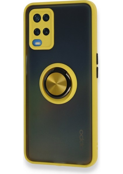 Oppo A54 4g Kılıf Standlı Yüzüklü Buzlu Tasarım Arka Kapak fiyatları