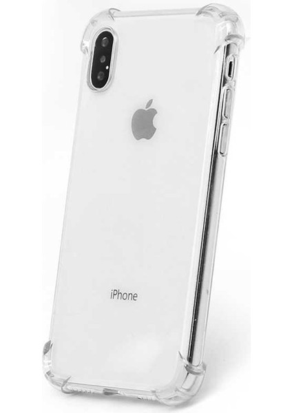 Apple Apple iPhone x Darbelere Karşı Ultra Koruyucu Şeffaf Silikon Kılıf