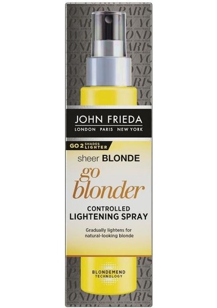 Sheer Blonde Sarı Saçlara Özel Renk Açıcı Sprey 100 ml fiyatları