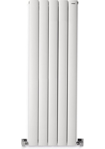 1200 x 395 mm Lilac Dikey Beyaz Alüminyum Radyatör Standart Bağlantı