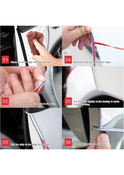 Araba Kapı Kenar Koruma Fitili 5 Metre indirimleri