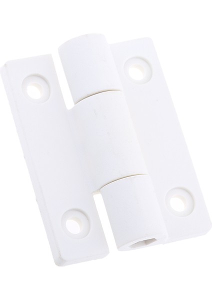 Beyaz ve Siyah 2 Yapraklar Güçlendirilmiş Plastik Yatak Butt Menteşe 56MM x 43MM (Yurt Dışından)