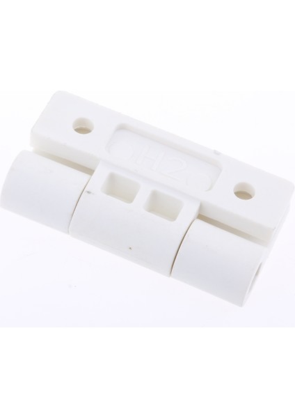 Beyaz ve Siyah 2 Yapraklar Güçlendirilmiş Plastik Yatak Butt Menteşe 56MM x 43MM (Yurt Dışından)