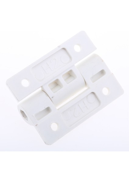 Beyaz ve Siyah 2 Yapraklar Güçlendirilmiş Plastik Yatak Butt Menteşe 56MM x 43MM (Yurt Dışından)