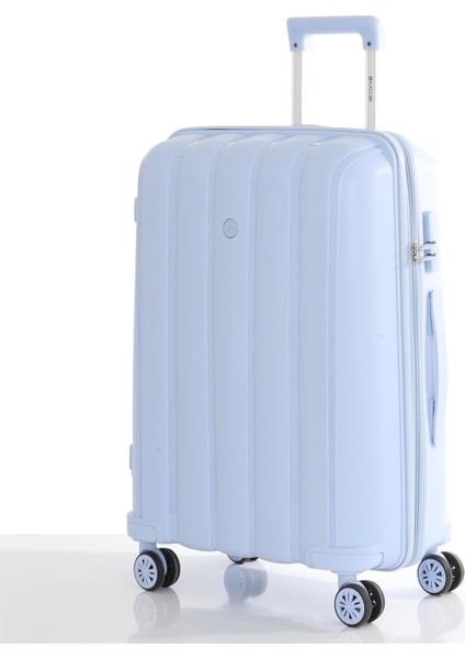 Polipropilen 3'lü Valiz Seti Büyük & Kabin & Makyaj V305 fırsatları