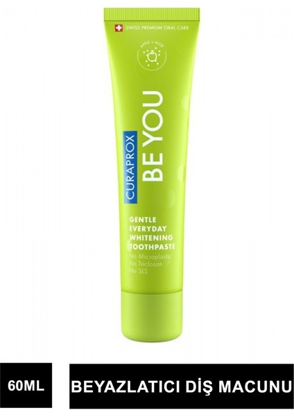 Be You Elma - Alovera Diş Macunu - Green 60 ml