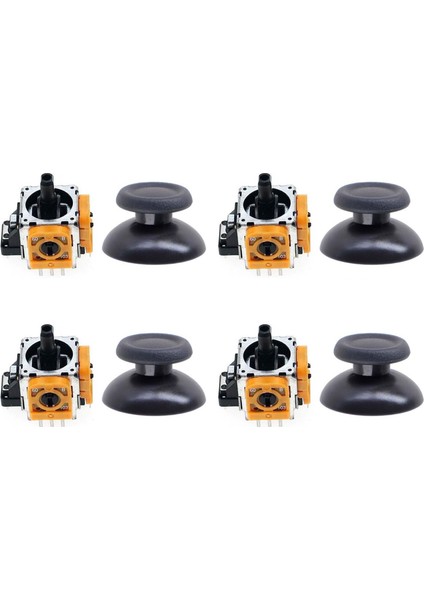 PS4 Analog Motor ve Topuz Seti 4+4 Playstation 4 Tamir PS4 Kol Analog Tamir Seti Yedek Parça