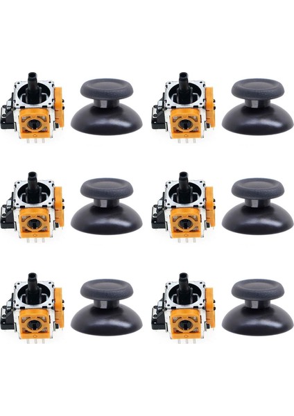 PS4 Analog Motor ve Topuz Seti 6+6 Playstation 4 Tamir PS4 Kol Analog Tamir Seti Yedek Parça