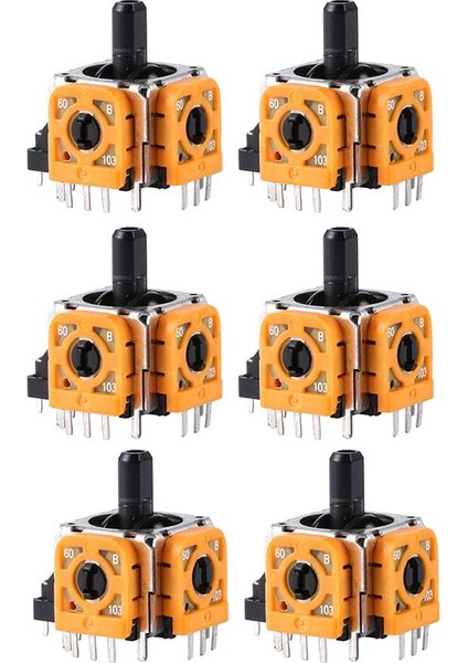 6 Adet Ps4 Analog Motor 001 011 020 030 040 050 055 Playstation 4 Kol Tamir Orjinal Yedek Parça