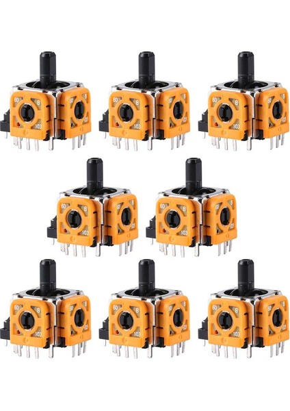 8 Adet PS4 Analog Motor 001 011 020 030 040 050 055 Playstation 4 Kol Tamir Orjinal Yedek Parça