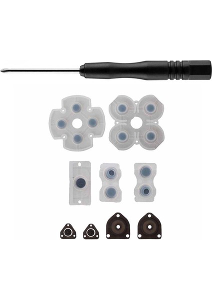 PS4 001 010 011 İç Lastik Silikon ve Tornavida Seti Playstation 4 Kol Tamiri Yedek Parça fırsatları