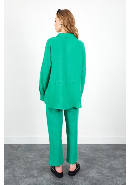 Benetton Müslin Parçalı Kadın Gömlek fırsatları