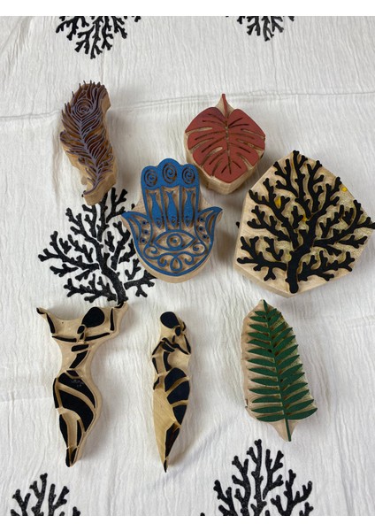 Elde Tahta Baskı Kırmızı Baykuş Desenli Müslin Peştemal Taş Baskılı Buldan Pamuklu Peştemali fırsatları