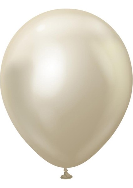 Krom Balon Beyaz Altın 10 Lu
