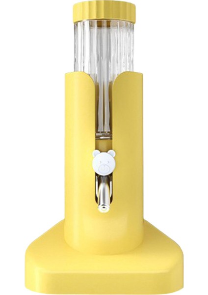 Taşınabilir Şişe Papağanları Kolaylık Sızdırmaz Damla Su Besleyici Dispenser Sarı (Yurt Dışından)