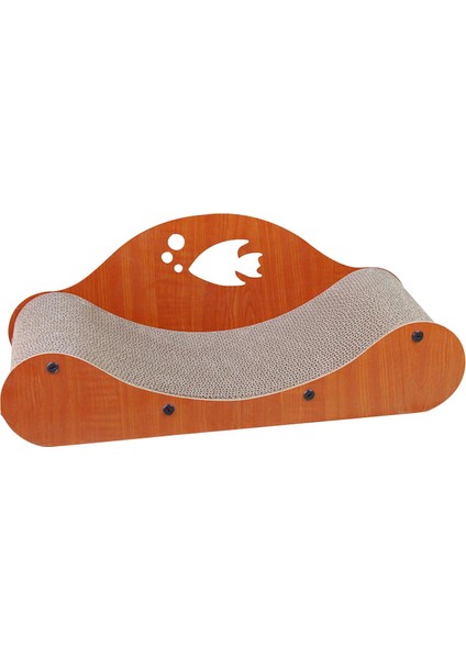 Kedi Çizik Yatak Dayanıklı Evcil Hayvan Uyku Yatak Geniş Geniş Evcil Hayvan Kanepe Kedi Çizici Balık Desen (Yurt Dışından) modelleri