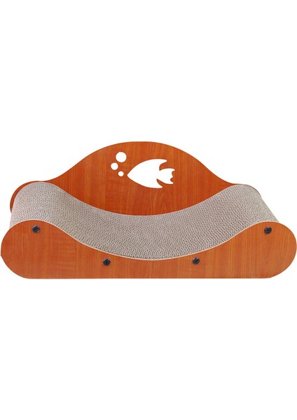 Kedi Çizik Yatak Dayanıklı Evcil Hayvan Uyku Yatak Geniş Geniş Evcil Hayvan Kanepe Kedi Çizici Balık Desen (Yurt Dışından) fırsatları